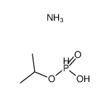 ammonium isopropyl H-phosphonate Structure