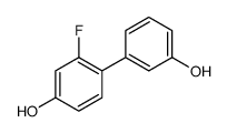 3-fluoro-4-(3-hydroxyphenyl)phenol结构式