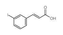 3-(3-Iodophenyl)acrylic acid Structure