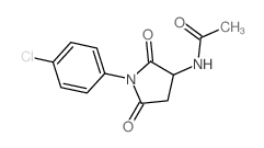 Acetamide,N-[1-(4-chlorophenyl)-2,5-dioxo-3-pyrrolidinyl]-, (S)- (9CI) picture
