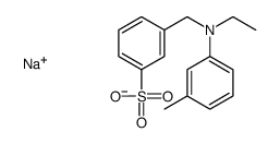 sodium 3-[[ethyl-m-tolyl)amino]methyl]benzenesulphonate Structure