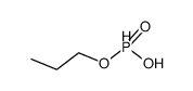 phosphonic acid monopropyl ester Structure