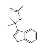 2-(3H-inden-1-yl)propan-2-yl acetate Structure