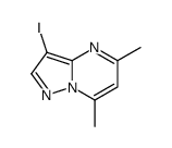 3-iodo-5,7-dimethylpyrazolo[1,5-a]pyrimidine Structure