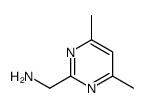 (4,6-Dimethylpyrimidin-2-yl)methanamine structure