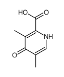 3,5-dimethyl-4-oxo-1H-pyridine-2-carboxylic acid Structure