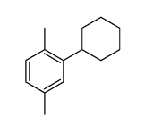 2-cyclohexyl-1,4-dimethylbenzene结构式