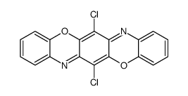 6,13-dichloro-[1,4]benzoxazino[2,3-b]phenoxazine Structure
