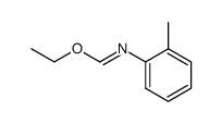 N-o-tolyl-formimidic acid ethyl ester Structure