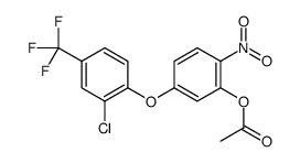 5-[2-chloro-4-(trifluoromethyl)phenoxy]-2-nitrophenyl acetate结构式