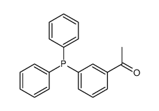 1-(3-(diphenylphosphino)phenyl)ethanone结构式