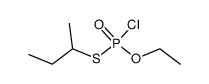 Chlorothiophosphonic acid S-sec-butyl O-ethyl ester结构式