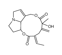 (15E)-13,19-Didehydro-12β-hydroxysenecionan-11,16-dione Structure