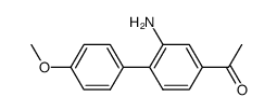 1-(2-amino-4'-Methoxy-[1,1'-biphenyl]-4-yl)ethanone Structure