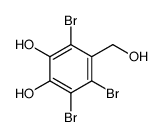 3,4,6-tribromo-5-(hydroxymethyl)benzene-1,2-diol结构式