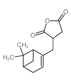 3-[(7,7-dimethyl-4-bicyclo[3.1.1]hept-3-enyl)methyl]oxolane-2,5-dione结构式