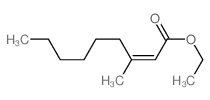 2-Nonenoic acid,3-methyl-, ethyl ester结构式