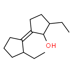 Cyclopentanol, 2-ethyl-5-(2-ethylcyclopentylidene)- (9CI) Structure