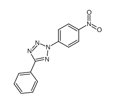 2-(4-Nitrophenyl)-5-phenyl-2H-tetrazol结构式
