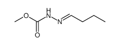 2-Butylidenehydrazine-1-carboxylic acid methyl ester Structure