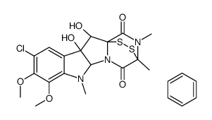 Sporidesmin A,comp. with benzene Structure