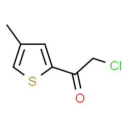 Ethanone, 2-chloro-1-(4-methyl-2-thienyl)- (9CI)结构式