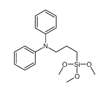 N-phenyl-N-(3-trimethoxysilylpropyl)aniline Structure