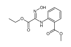 N-(2-Methoxycarbonyl-phenyl)-oxalsaeure-aethylester-amidoxim结构式