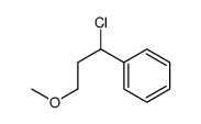 (1-chloro-3-methoxypropyl)benzene结构式