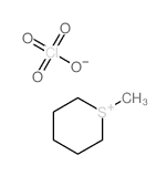 2H-Thiopyranium, tetrahydro-1-methyl-, perchlorate Structure