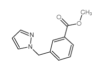 METHYL 3-(1H-PYRAZOL-1-YLMETHYL)BENZOATE Structure