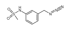 N-[3-(azidomethyl)phenyl]methanesulfonamide Structure