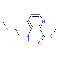 2-Pyridinecarboxylicacid,3-[[2-(methylamino)ethyl]amino]-,methylester(9CI)结构式