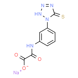 sodium N-[3-(2,5-dihydro-5-thioxo-1H-tetrazol-1-yl)phenyl]acetamidate picture