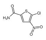 5-chloro-4-nitro-thiophene-2-carboxylic acid amide Structure