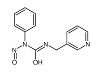 1-nitroso-1-phenyl-3-(pyridin-3-ylmethyl)urea Structure