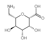 (2S,3R,4R,5R,6S)-6-(aminomethyl)-3,4,5-trihydroxytetrahydro-2H-pyran-2-carboxylic acid Structure