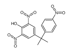 2,6-dinitro-4-[2-(4-nitrophenyl)propan-2-yl]phenol Structure