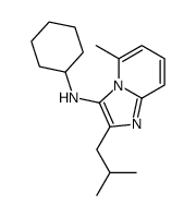 N-cyclohexyl-5-methyl-2-(2-methylpropyl)imidazo[1,2-a]pyridin-3-amine Structure