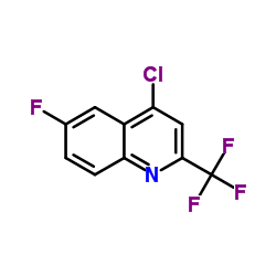 4-Chloro-6-fluoro-2-(trifluoromethyl)quinoline Structure