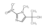 2-Nitro-.alpha.,.alpha.,1-trimethylimidazole-5-methanol结构式