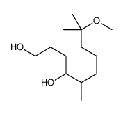 9-methoxy-5,9-dimethyldecane-1,4-diol结构式
