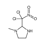 2-[dichloro(nitro)methyl]-1-methylimidazolidine结构式