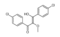 1,3-bis(4-chlorophenyl)-3-hydroxy-2-methoxyprop-2-en-1-one Structure