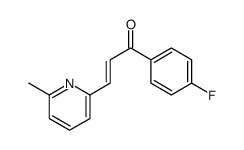1-(4-fluorophenyl)-3-(6-methylpyridin-2-yl)prop-2-en-1-one Structure