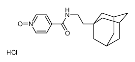 N-(2-(1-ADAMANTYL)ETHYL)ISONICOTINAMIDE 1-OXIDE HYDROCHLORIDE结构式
