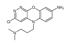 3-chloro-5-[3-(dimethylamino)propyl]pyridazino[3,4-b][1,4]benzoxazin-8-amine结构式