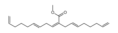methyl 2-octa-2,7-dienylundeca-2,5,10-trienoate结构式