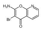 2-amino-3-bromopyrano[2,3-b]pyridin-4-one结构式