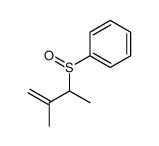 3-methylbut-3-en-2-ylsulfinylbenzene结构式
